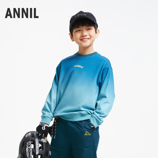 男女童潮趣渐变卫衣新款安奈儿童装实体店同款AM431583 商品图2