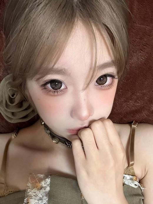 【大直径】PINKG-水晶棕-14.5mm【半年抛 0-800度 无525/575】 商品图3
