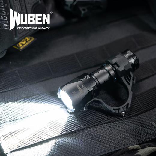 务本T4  便携 “战术手电” 筒强光户外EDC防身小型充电远射超长续航巡逻 商品图1