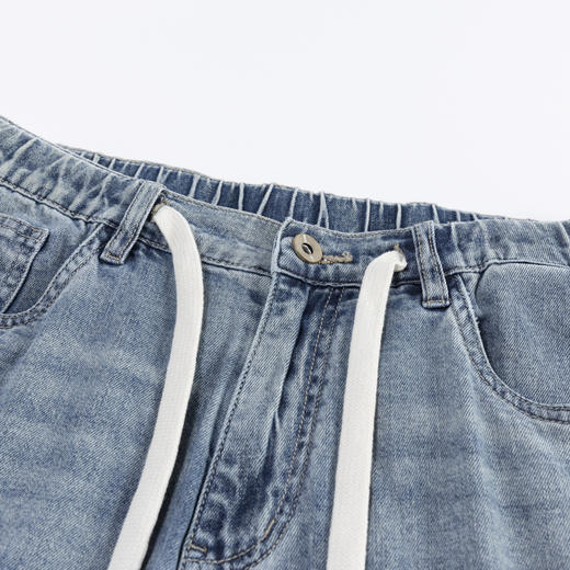 【断码清仓】HX 四季水洗萝卜牛仔九分裤C210420007101 商品图2