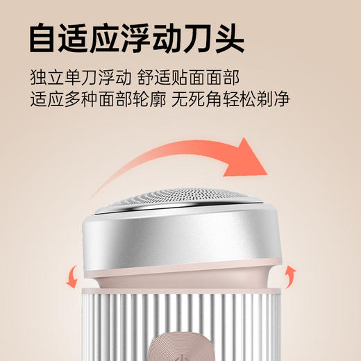 【男人的第二张面子】邻鹿SS116电动剃须刀 TypeC充电 旅行便携式水洗剃须刀 商品图1