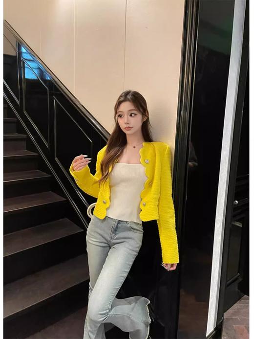 清仓捡漏 LINCHAOZHANG 玫瑰的故事刘亦菲同款小香外套女新款气质名媛风上衣 商品图4