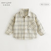 马克珍妮男童经典格纹纯棉衬衫儿童衬衣轻潮2024年秋装新款241512 商品缩略图0
