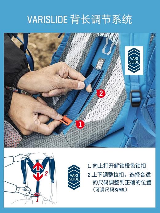 【两步路专享】德国多特deuter征途Aircontact core多日徒步露营登山重装双肩包 商品图2