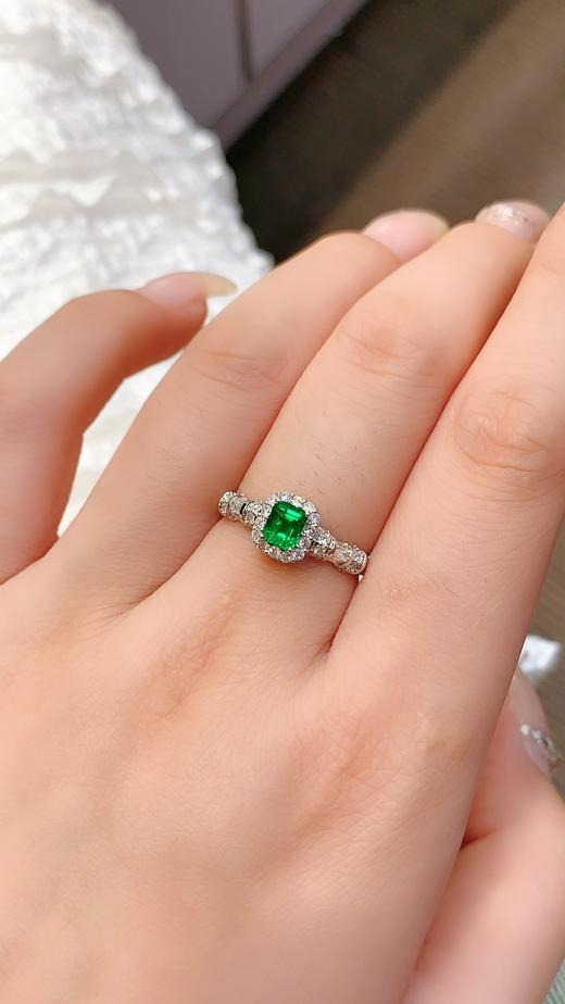 0.45ct 祖母绿戒指 商品图4