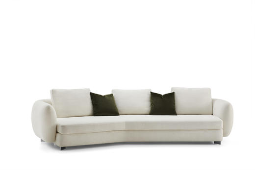 鹅卵石 组合沙发 |  更多座位组合，皮布面料可选，详询客服 商品图0