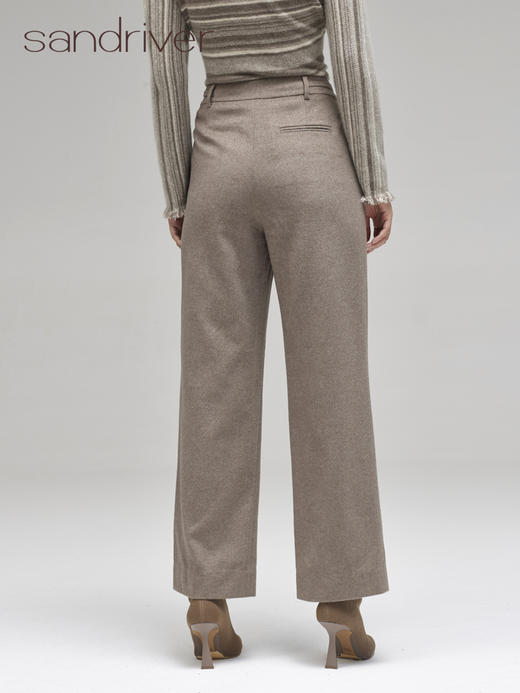 梭织羊绒直筒裤SJF95K771N 商品图4