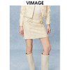 VIMAGE纬漫纪经典复古小香风显瘦包臀短裙半身裙秋季新款V2206805 商品缩略图2