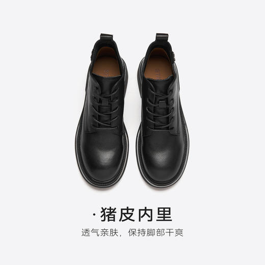 星期六百搭简约蝴蝶扣饰系带短靴SSC4116082 商品图6