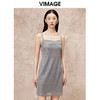 VIMAGE纬漫纪时尚露背时尚洋气吊带修身显瘦礼服连衣裙秋新款V2277805 商品缩略图0