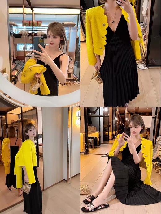 清仓捡漏 LINCHAOZHANG 玫瑰的故事刘亦菲同款小香外套女新款气质名媛风上衣 商品图3