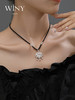 【轻云港】Winy999足银祈愿同心锁项链送女友闺蜜节日生日礼物 商品缩略图1