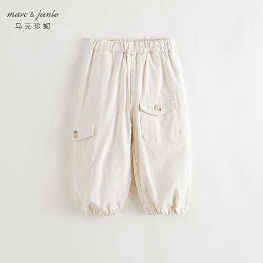 【商场同款】马克珍妮女童个性口袋束脚休闲裤儿童裤子秋装241367 商品图3