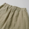 ROMI STUDIO“甄选汉麻”100%汉麻纸皱感松紧腰直筒半裙 421X8040 商品缩略图1