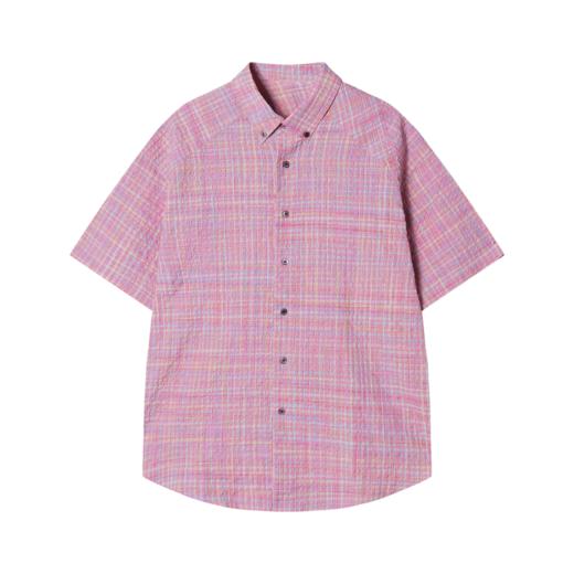 CS149夏季新款经典情侣日系潮流格子衬衫宽松休闲上衣 商品图1