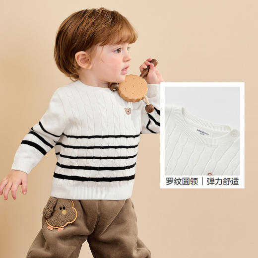巴拉巴拉婴儿毛衣儿童冬季线衫新款男女童毛衫针织衫学院风潮 商品图3