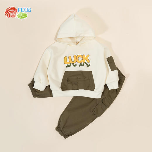 贝贝怡连帽卫衣套装ZB3DT062 商品图5
