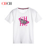 CHCH祈祈2023春夏新品蝴蝶印花儿童T恤CN1G4B006 商品缩略图1