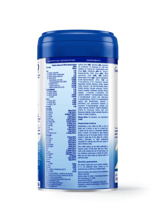 【品牌直供英国Aptamil爱他美白金版较大婴儿配方奶粉 2段 6-12个月 800g【超过6罐请分开下单】 商品图2