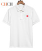 CHCH祈祈春夏国旗衫百搭短袖POLOT恤米白色男女同款CL2G1A002 商品缩略图0