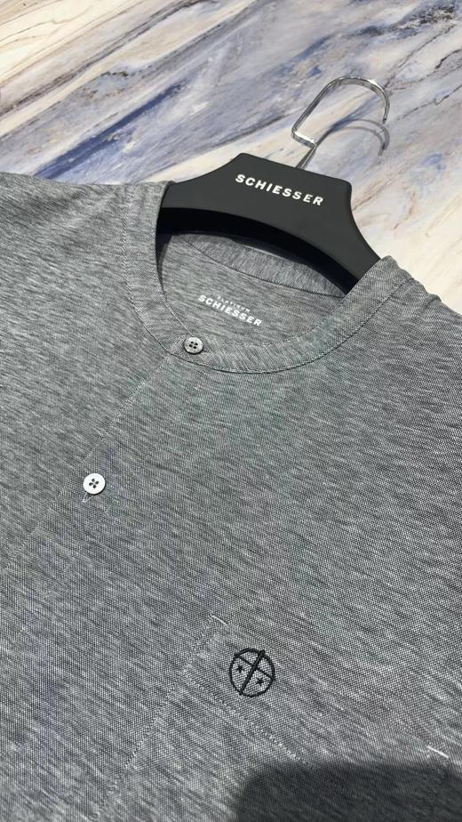 【棉+亚麻】SCHIESSER德国舒雅 铂雅男士高端92.97%棉+7.03%亚麻吸汗透气绅士套装95/16685H 商品图2