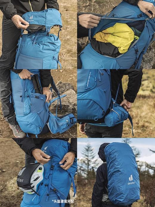 【两步路专享】德国多特deuter征途Aircontact core多日徒步露营登山重装双肩包 商品图3