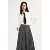 【商场同款】诗凡黎灰色学院风百褶半身裙2024夏新款女3F4140742 商品缩略图1