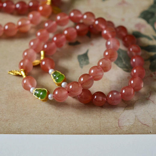 【宫里手串】天然南红手串 JD 商品图4