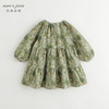[商场同款]马克珍妮女童绿色丛林灯芯绒连衣裙儿童裙子秋装241101 商品缩略图1