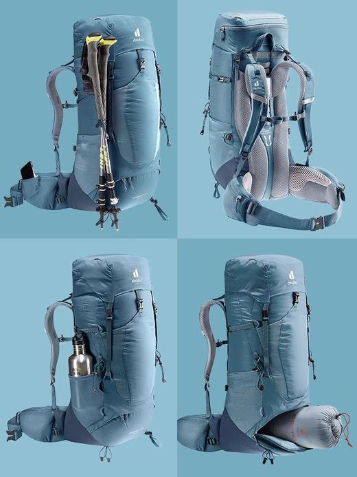 秒杀！重装3日以上！50-60L可选 售罄不补！】德国多特deuter蓝精灵Aircontact Lite 户外重装多日50L/60L徒步登山包男 商品图4