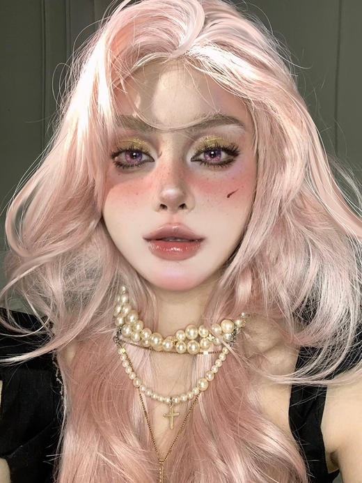 Woolilens旗下 COS片 | 蓝海冰钻&碎梦歌姬&极乐伊甸 | 14.2mm白狮参考着色中等直径  日抛 商品图9