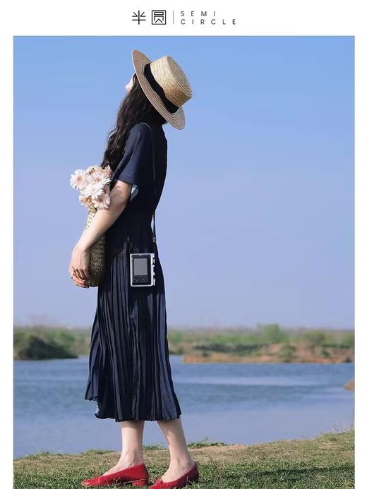 半圆/S21214182/宽松显瘦小众复古裙 商品图1