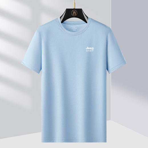 【2件起拍，单件不发货】吉普/JEEP SPIRIT JP-XRB2409款夏季新款特种网格布料速干T恤 商品图3