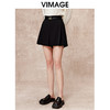 VIMAGE纬漫纪时尚休闲显瘦高腰直筒短裤秋季新款V2205807 商品缩略图2