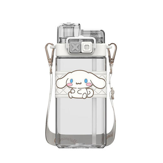 【高颜值双饮水杯，儿童学生防摔塑料杯】三丽鸥方形吸管水杯 儿童高颜值双饮水杯 学生防摔塑料水杯-QQ 商品图14