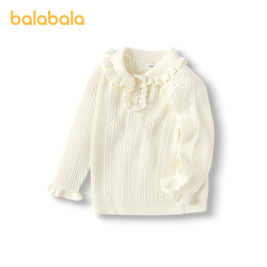巴拉巴拉婴儿毛衣儿童冬季线衫新款男女童毛衫宝宝针织衫甜美★ 商品图4