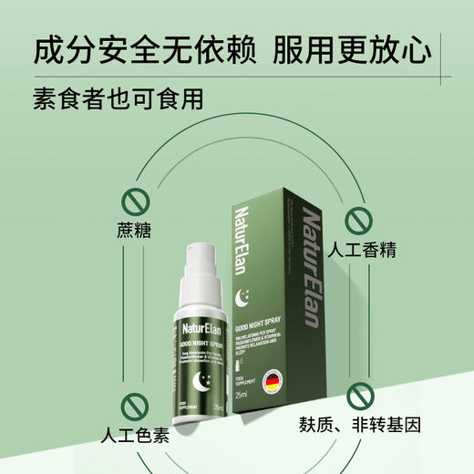 【通用】NaturElan呐免晚安睡眠口服喷雾25ml 商品图4