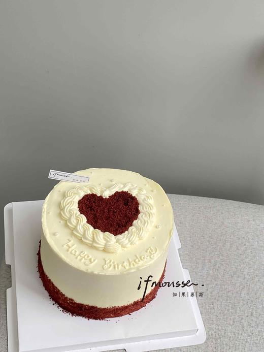 「女士」爱心红丝绒-  红丝绒和奶酪霜夹层 商品图0