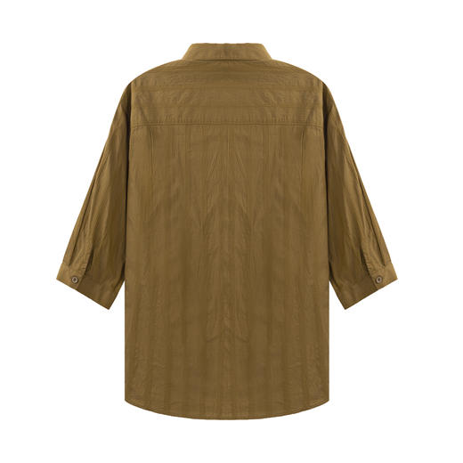 【新品上新】HX 夏季翻领中袖衬衫S103422198101 商品图1