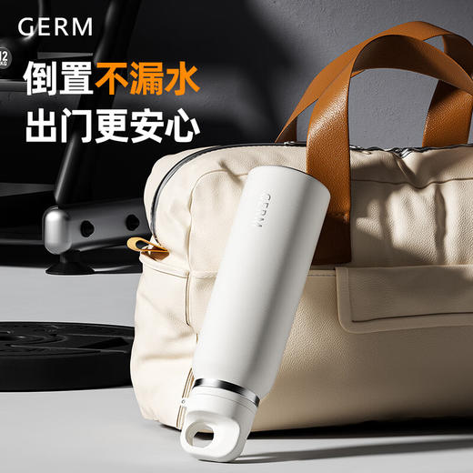 【小家电】格沵（germ）潘展乐同款运动保温杯男女士单手开盖水杯316车载高颜值大容量户外健身 HF 商品图5