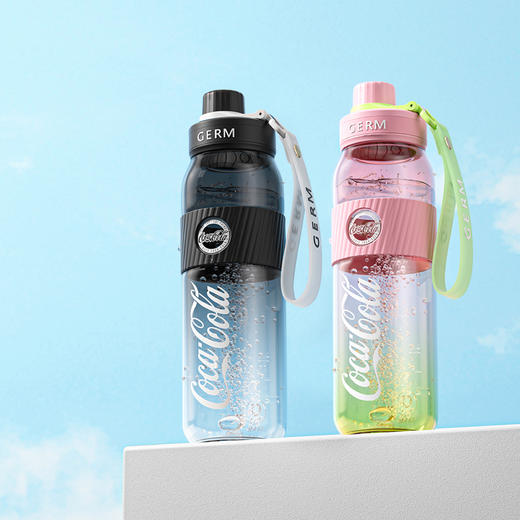 GE-CK24SS-S79系列 可口可乐联名款渐变元气水壶 商品图0