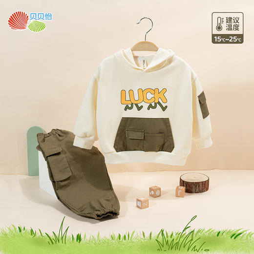 贝贝怡连帽卫衣套装ZB3DT062 商品图4