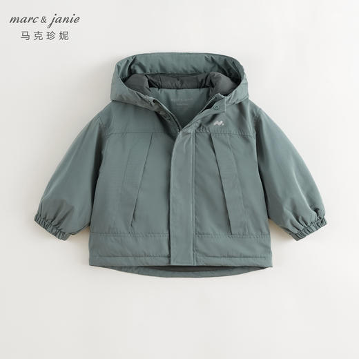 马克珍妮男女童城市户外防风连帽外套儿童轻潮夹克秋装新款241233 商品图3