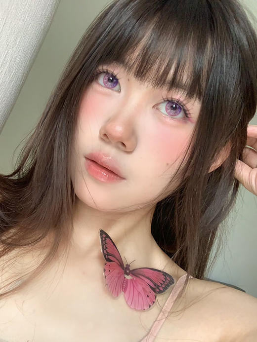 Woolilens旗下 COS片 | 蓝海冰钻&碎梦歌姬&极乐伊甸 | 14.2mm白狮参考着色中等直径  日抛 商品图7