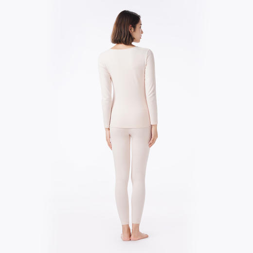 都市丽人保暖衣轻暖套装云柔棉薄女士保暖衣棉质套装LWT1A5 商品图3