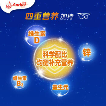 安佳（Anchor）儿童牛奶 190ml*27盒 新西兰原装进口草饲 DHA藻油+益生元 商品图6