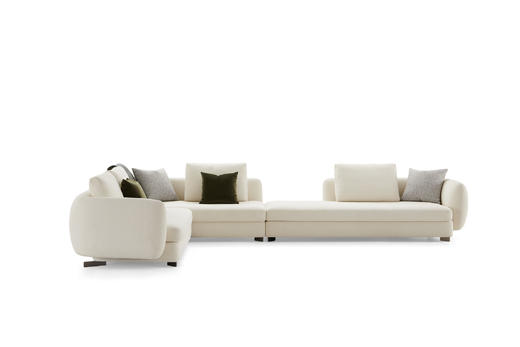 鹅卵石 组合沙发 |  更多座位组合，皮布面料可选，详询客服 商品图3