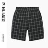 PINLI品立夏季新款男士直筒格子短裤潮牌百搭时尚休闲五分裤B242117146 商品缩略图4