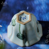 问鼎汝瓷鼎峰系列天青癸卯梨瓣杯（莲蓬翠鸟）（缺货） 商品缩略图5