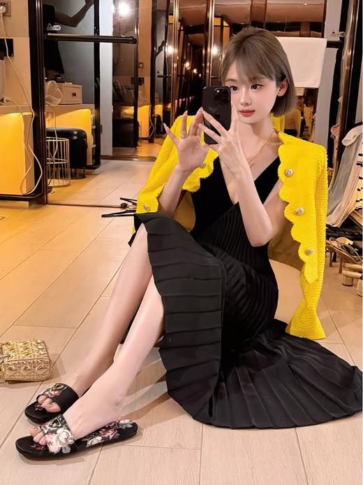 清仓捡漏 LINCHAOZHANG 玫瑰的故事刘亦菲同款小香外套女新款气质名媛风上衣 商品图0